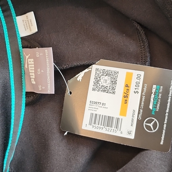 Mercedes F1 T7 Men's Track suit puma men's sizes small medium 2x - Picture 4 of 11